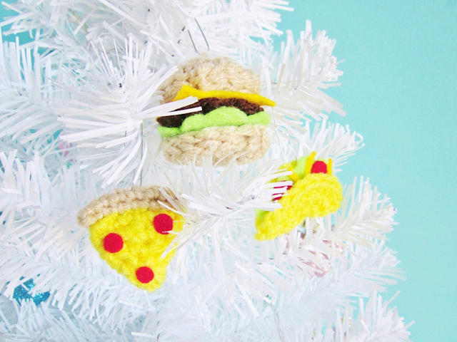 Fast Food Crochet Ornaments