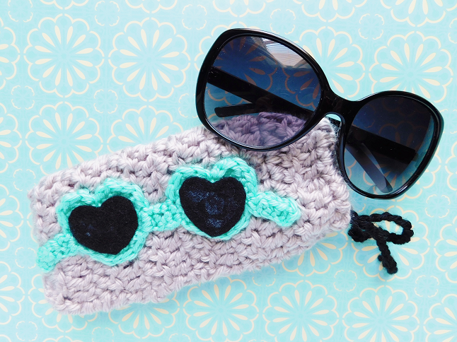 Sunglasses Pouch ♥ Crochet Pattern