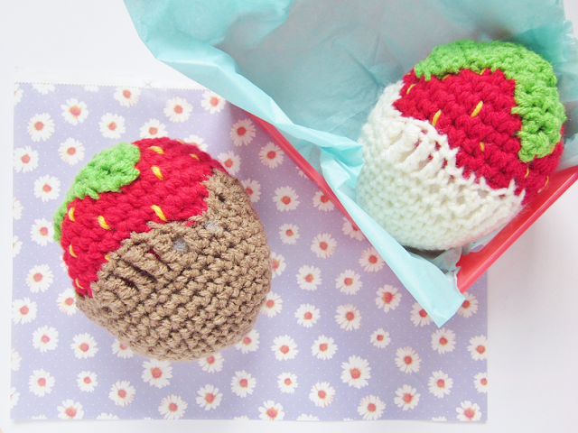 Chocolate Strawberry Crochet Pattern