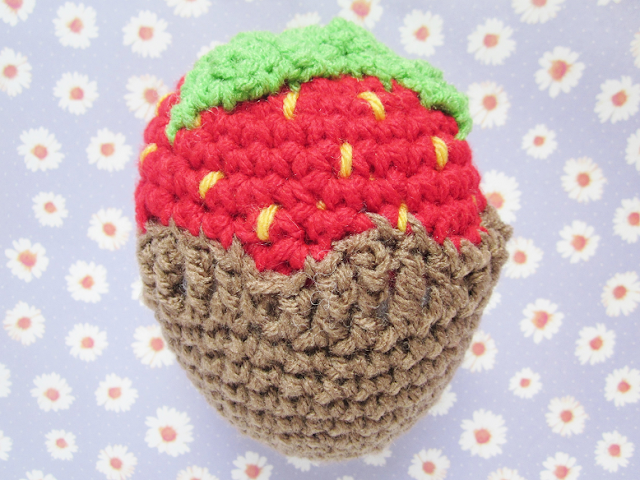 Chocolate Strawberry Crochet Pattern