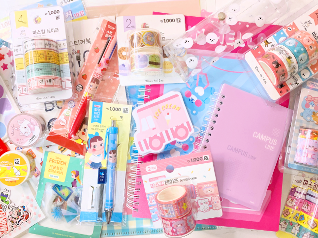 Daiso Korea Collective Stationery Haul ♥ Mooey In Korea