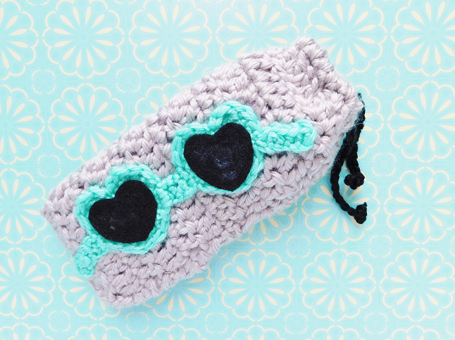 Sunglasses Pouch ♥ Crochet Pattern