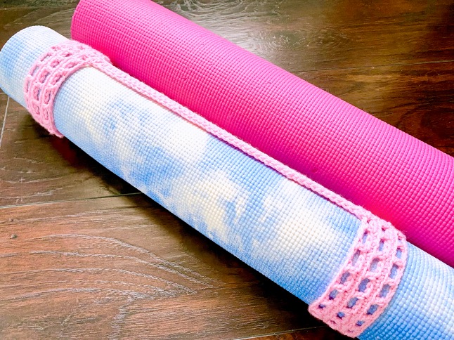 Crochet Pattern for Yoga Strap, Yoga Mat Carrier Pattern, Crochet Pattern  for Cotton Yoga Mat Bag, Exercise Strap Patterns 