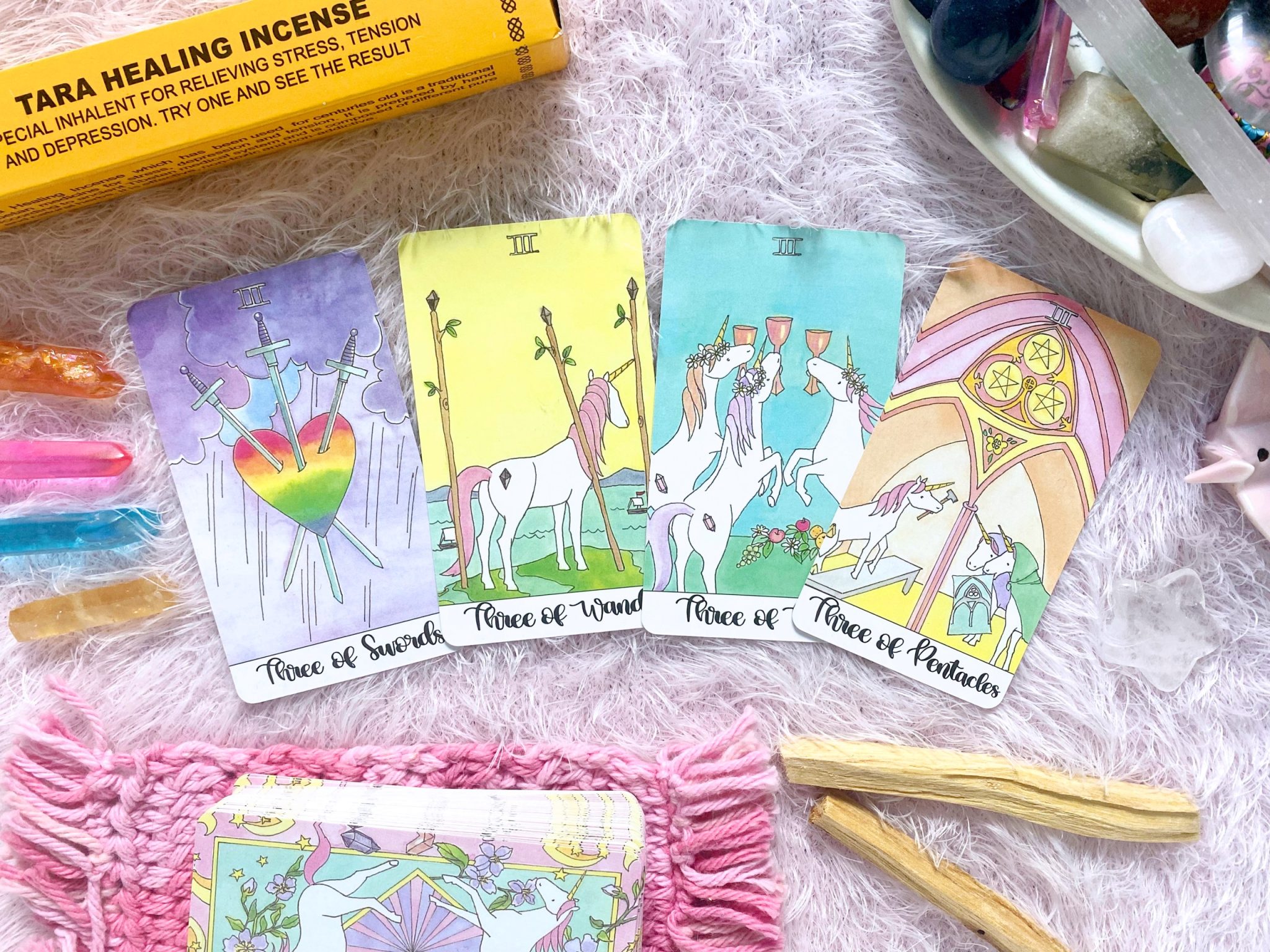 The Threes | Minor Arcana ♥ Tarot 101